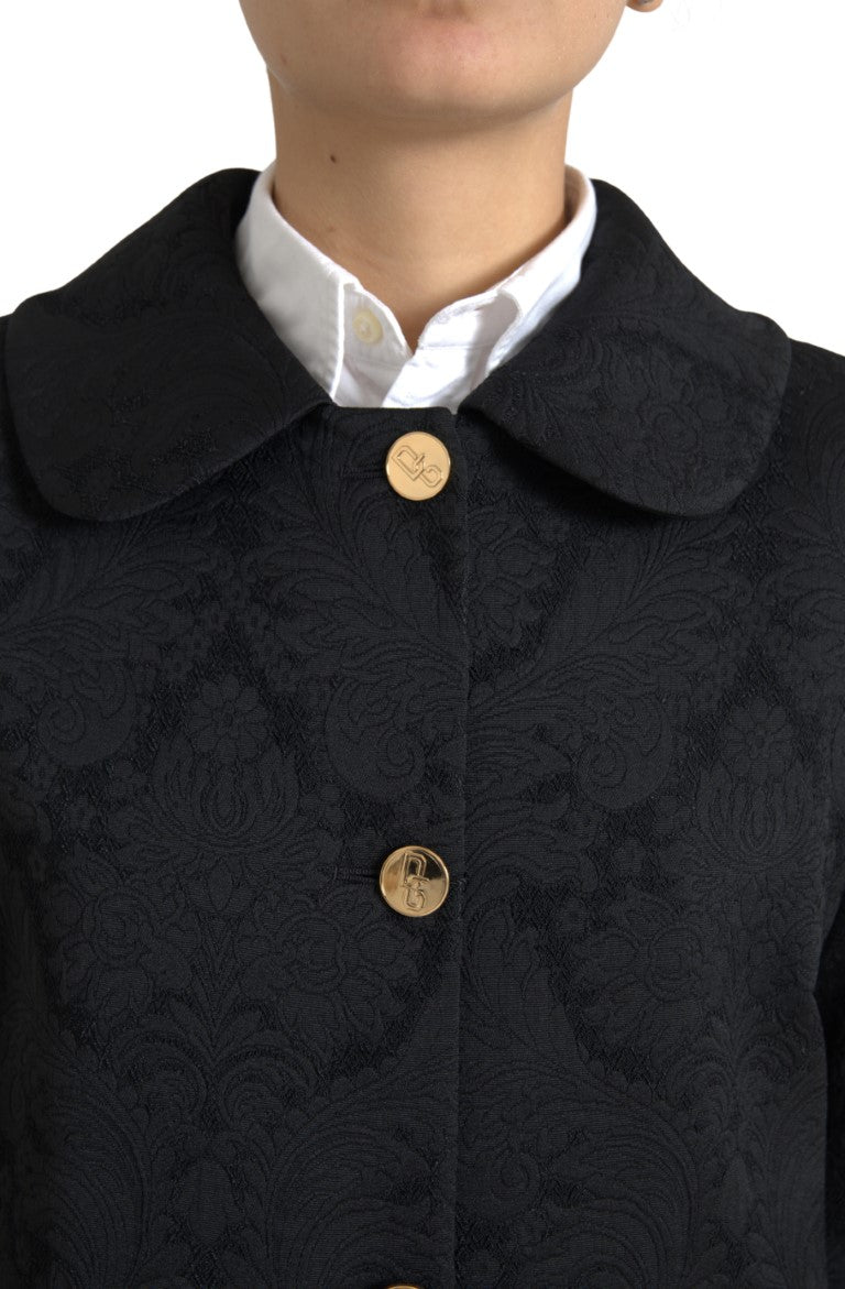 Dolce & Gabbana Elegant Black Tailored Blazer Jacket