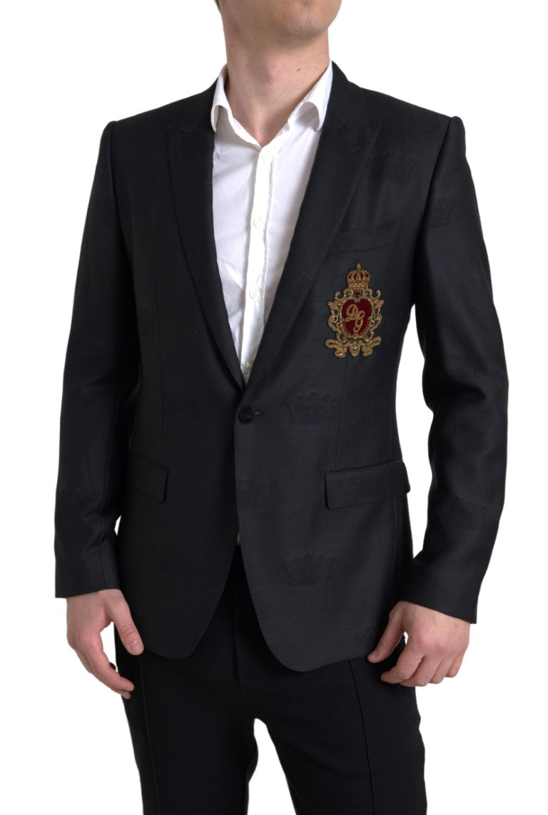 Dolce & Gabbana Elegant Slim Fit Virgin Wool Blazer