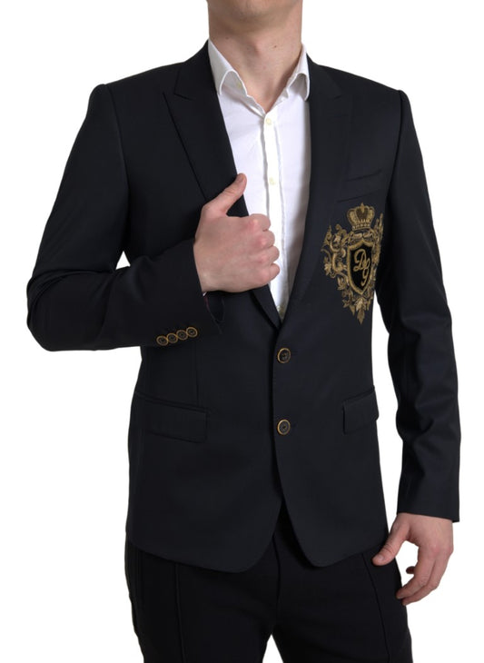 Dolce & Gabbana Elegant Single Breasted Virgin Wool Blazer