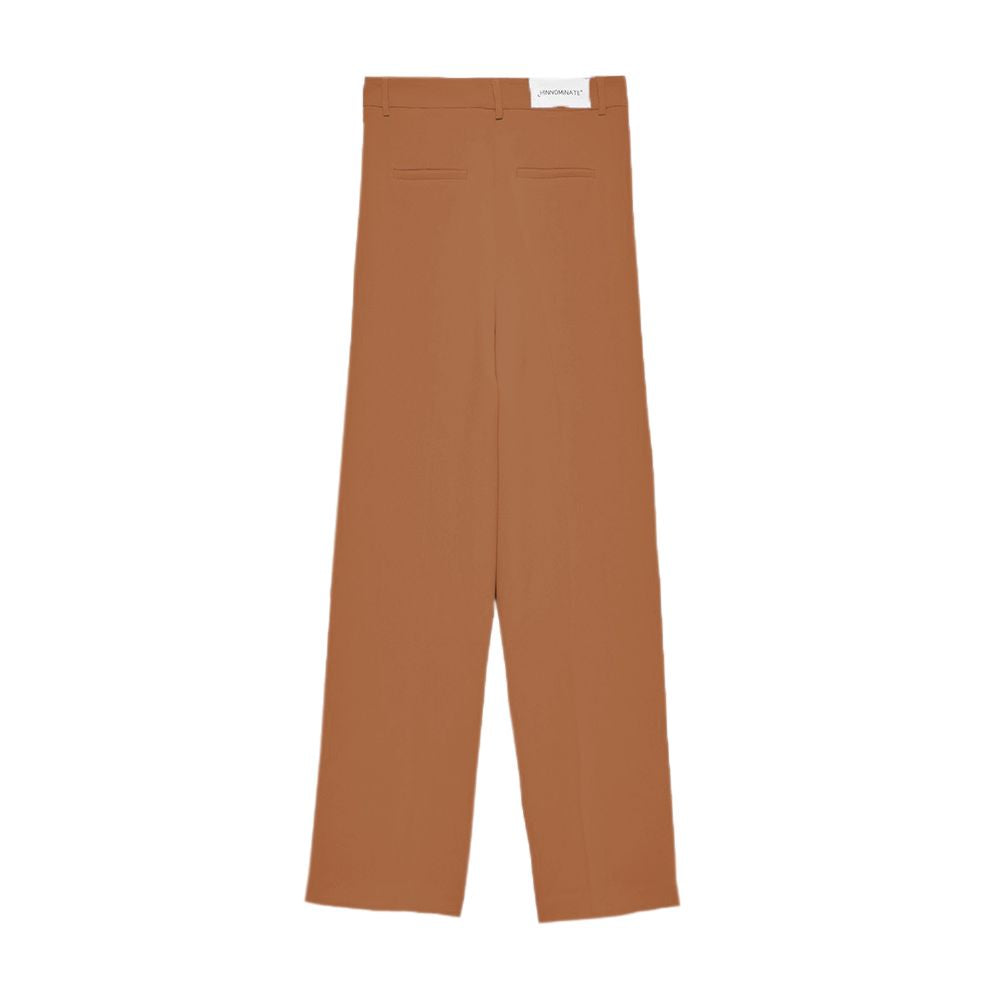 Hinnominate Elegant Crepe Straight Trousers