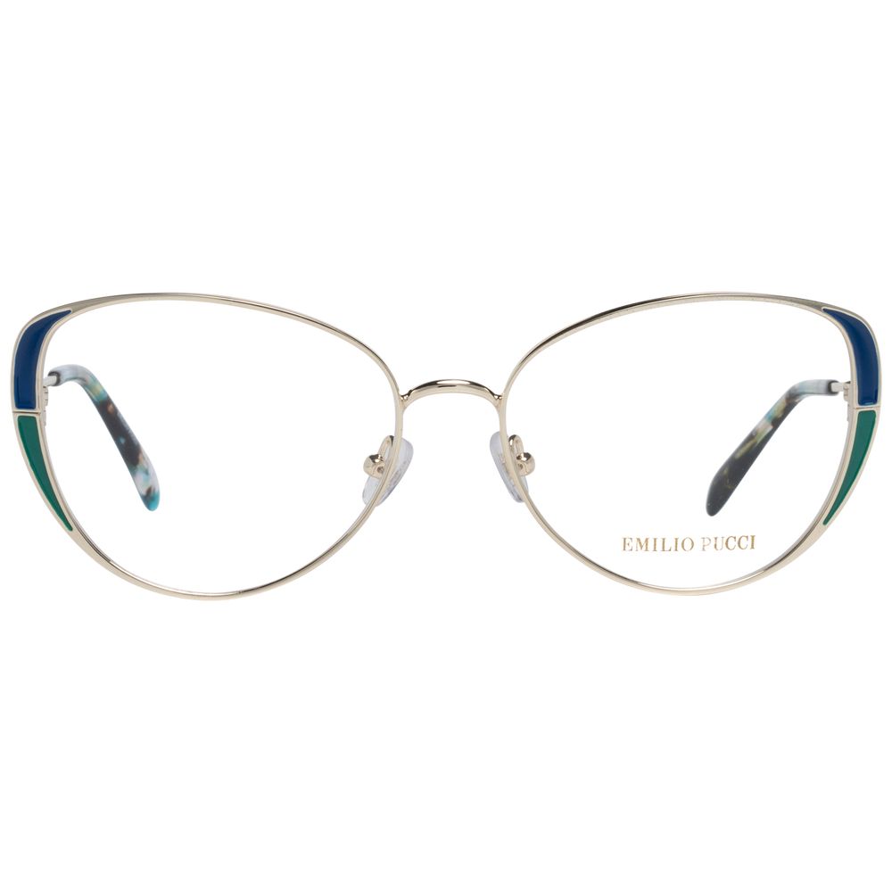 Emilio Pucci Gold Women Optical Frames