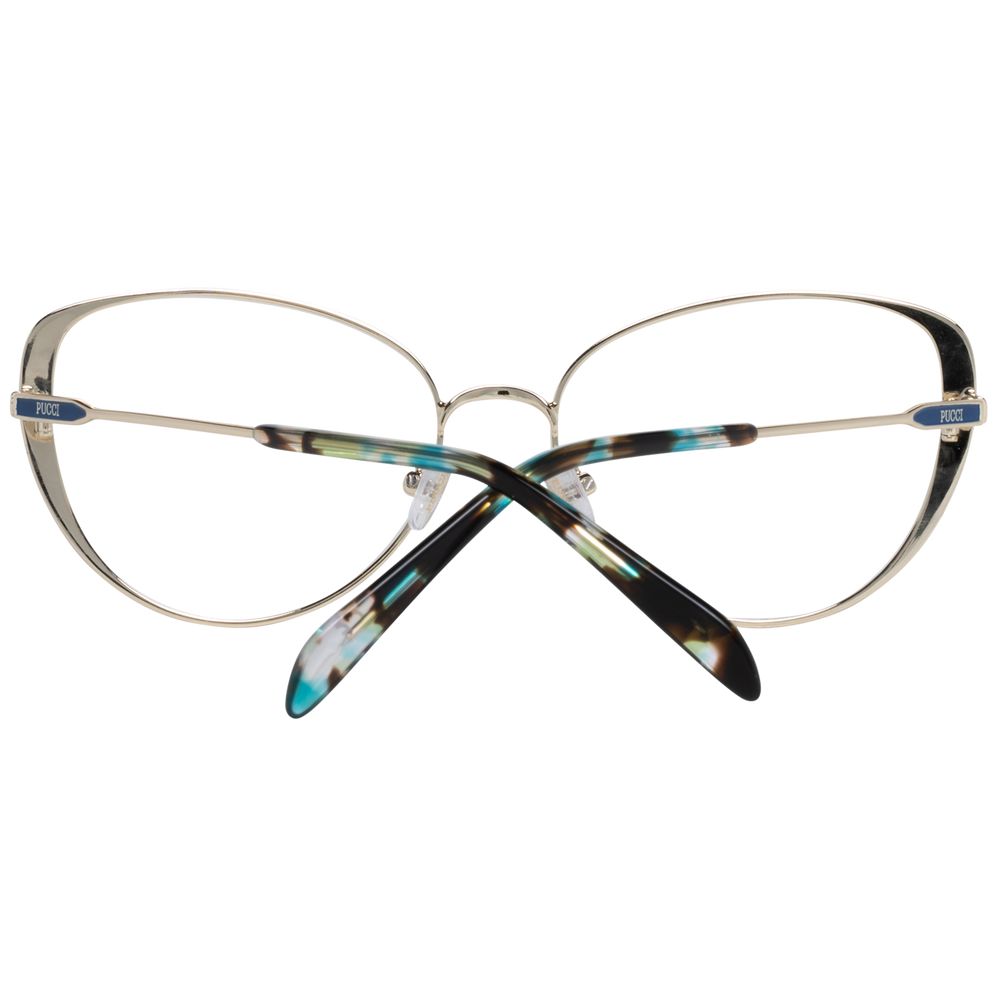 Emilio Pucci Gold Women Optical Frames