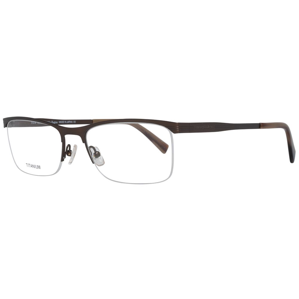 Ermenegildo Zegna Bronze Men Optical Frames