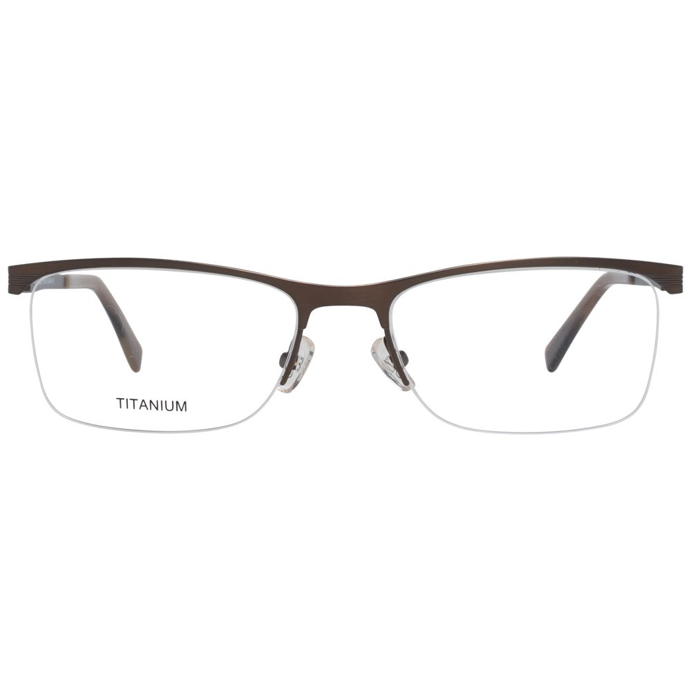 Ermenegildo Zegna Bronze Men Optical Frames