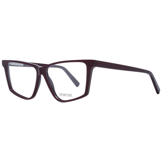 Sportmax Burgundy Women Optical Frames