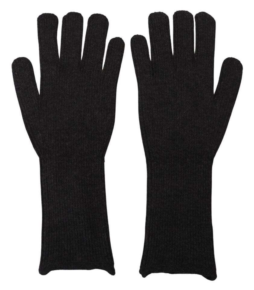 Dolce & Gabbana Elegant Silk Blend Winter Gloves