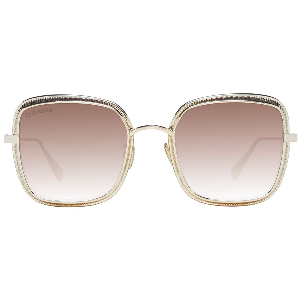 Omega Gold Women Sunglasses