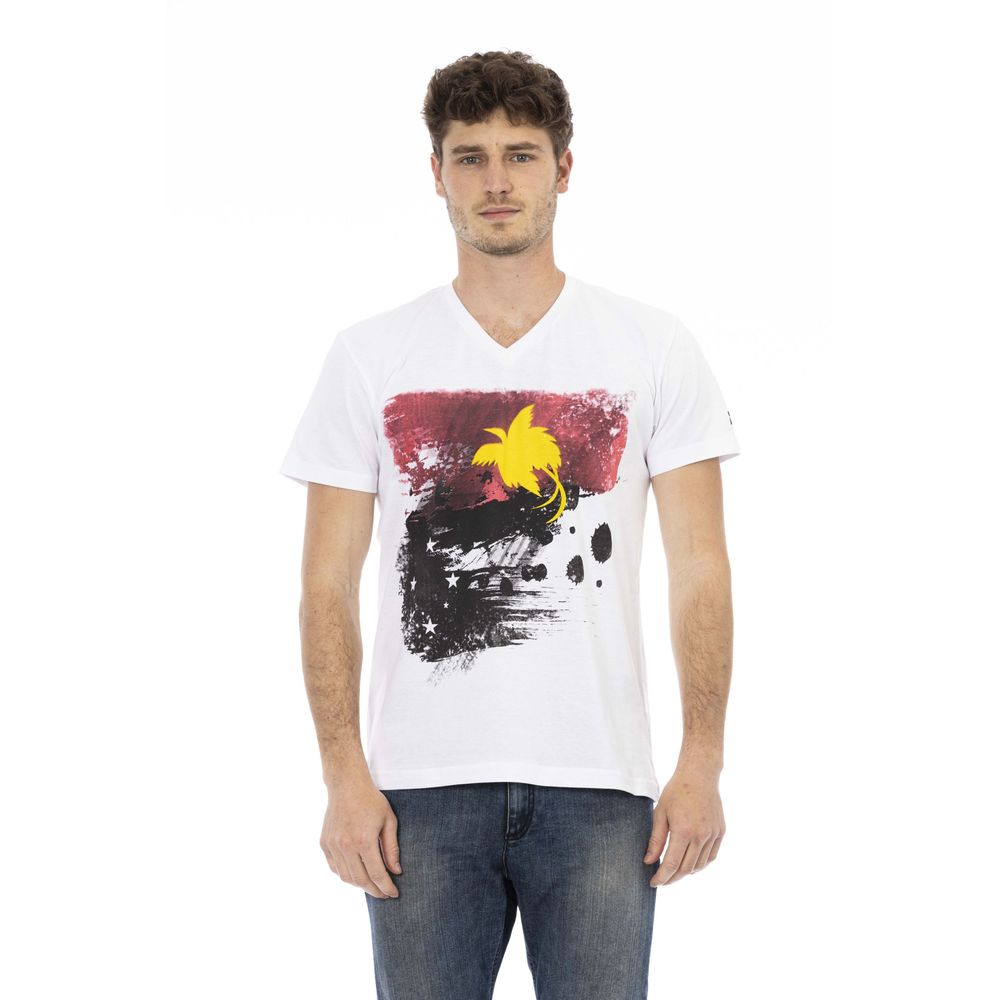 Trussardi Action White Cotton Men's T-Shirt