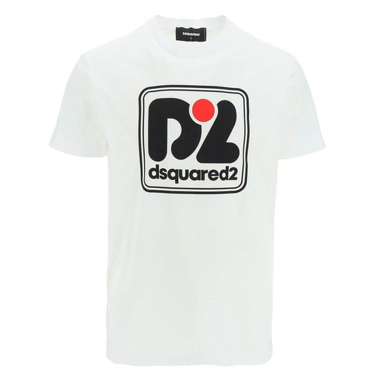 Dsquared² Chic White Crew Neck Cotton Tee