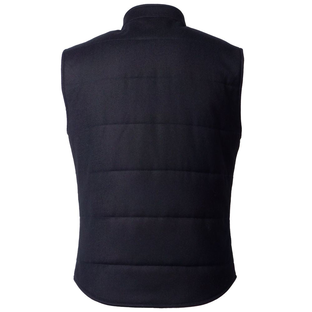 Made in Italy Elegant Wool Cashmere Blend Men's Vest