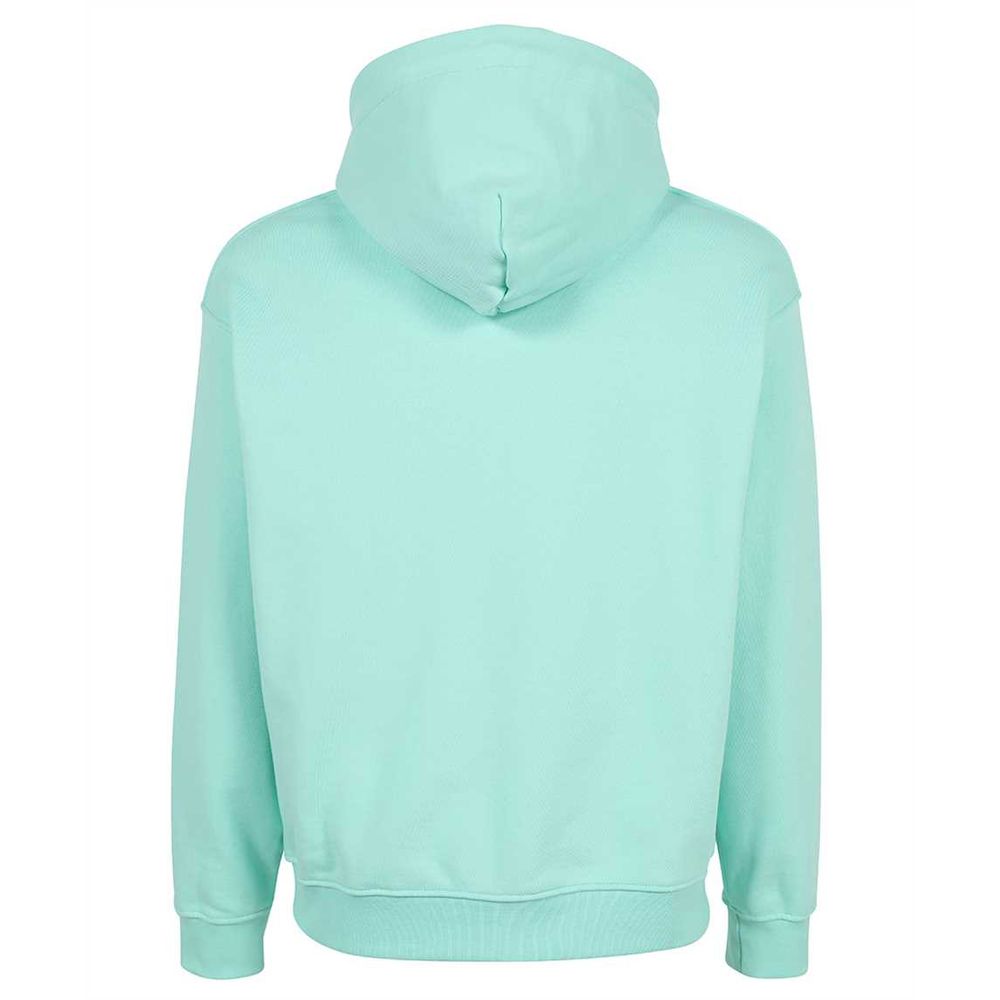 Pharmacy Industry Green Cotton Men's Hooded Sweatshirt