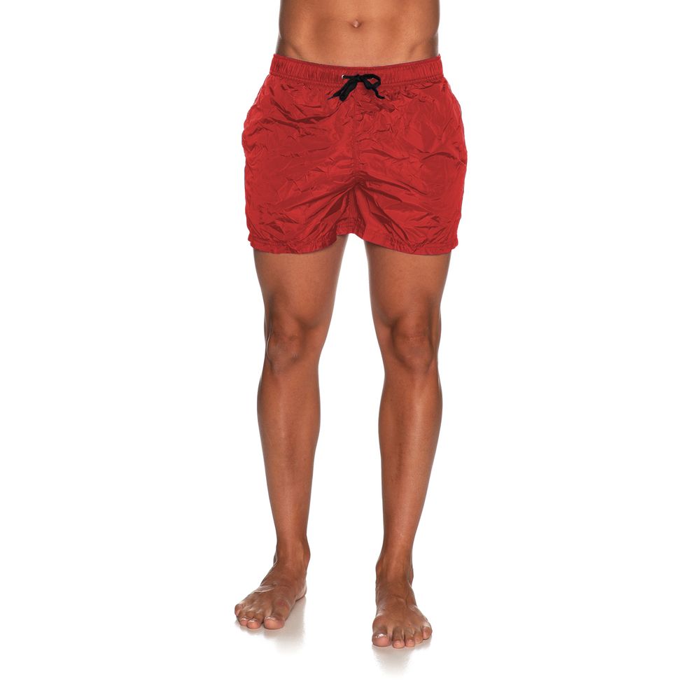 Refrigiwear Red Nylon Men Swim Shorts