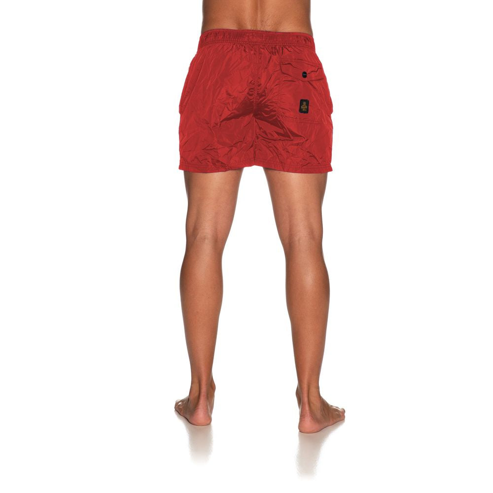 Refrigiwear Red Nylon Men Swim Shorts