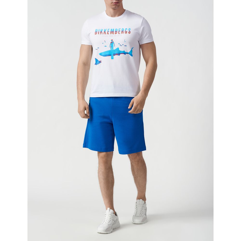 Bikkembergs Chic Bermuda Shorts with Rubber Detailing