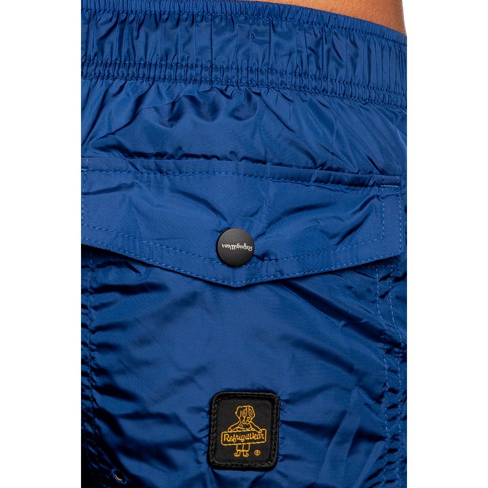 Refrigiwear Blue Nylon Men's Swimsuit Shorts