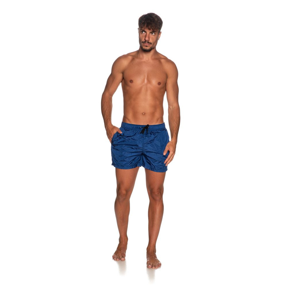 Refrigiwear Blue Nylon Men's Swimsuit Shorts