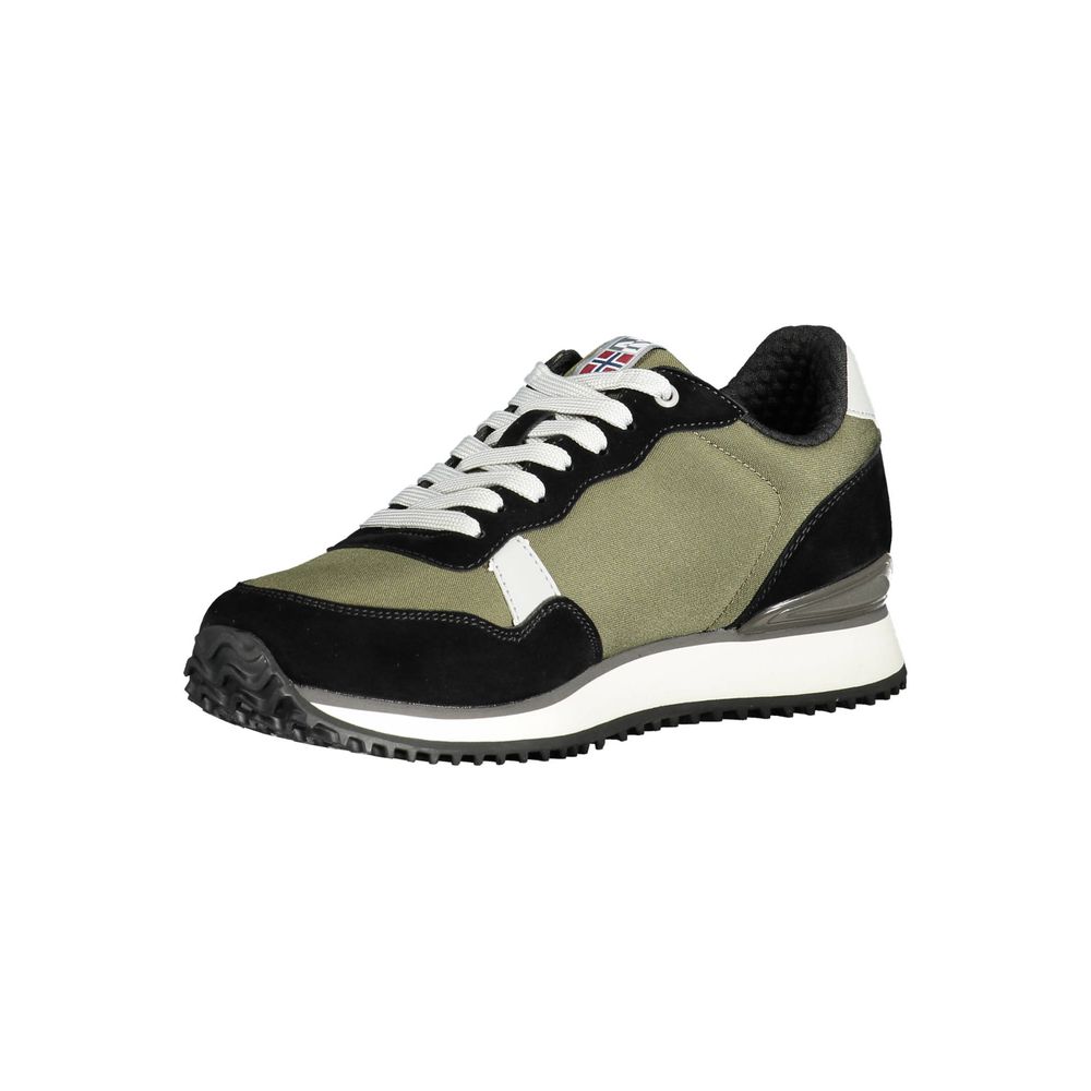 Napapijri Green Polyester Men Sneaker