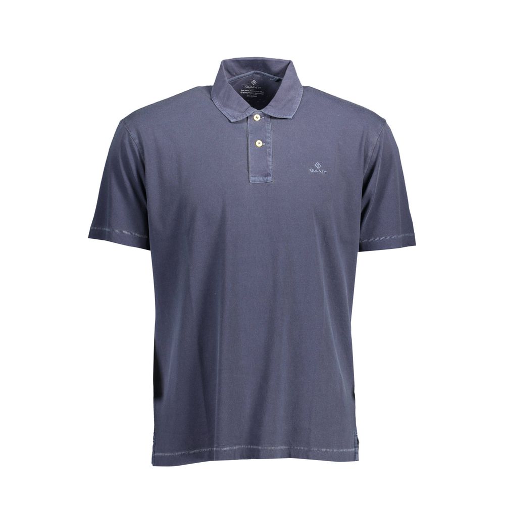 Gant Blue Cotton Men Polo Shirt