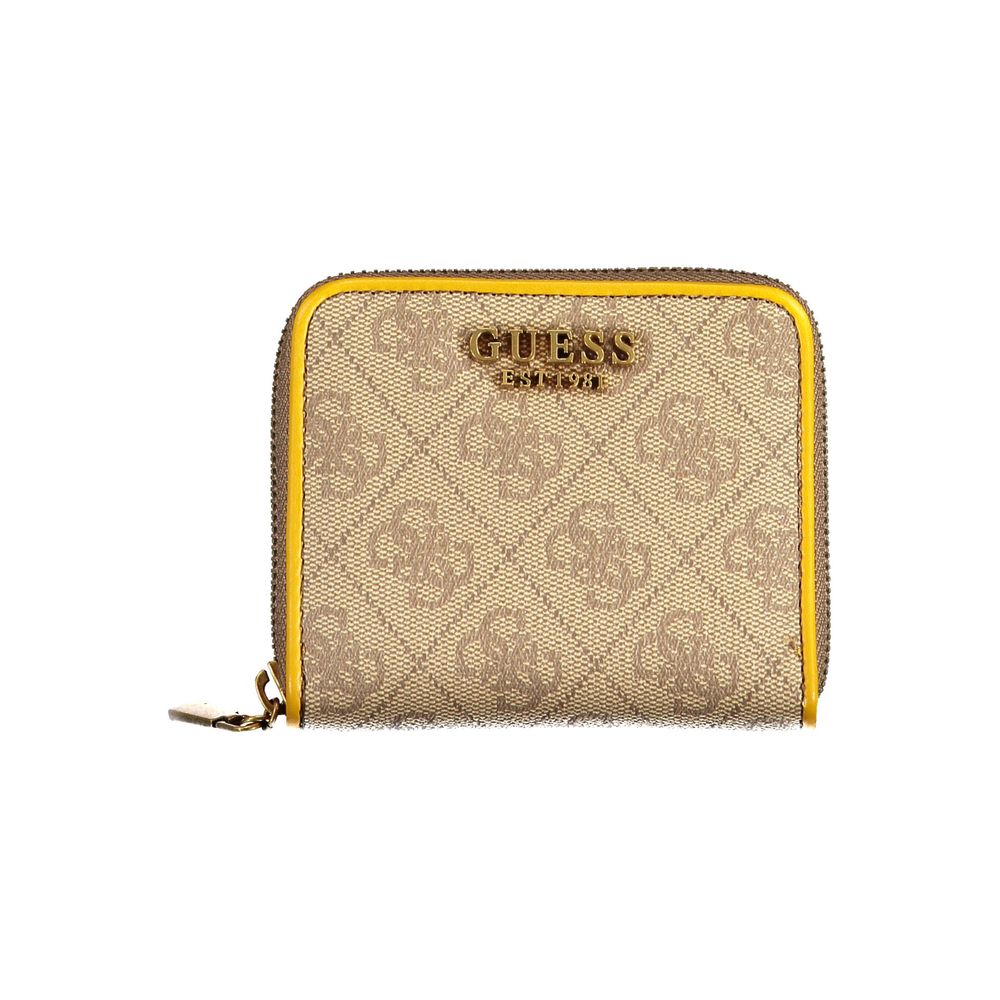 Guess Jeans Yellow Polyethylene Women Wallet