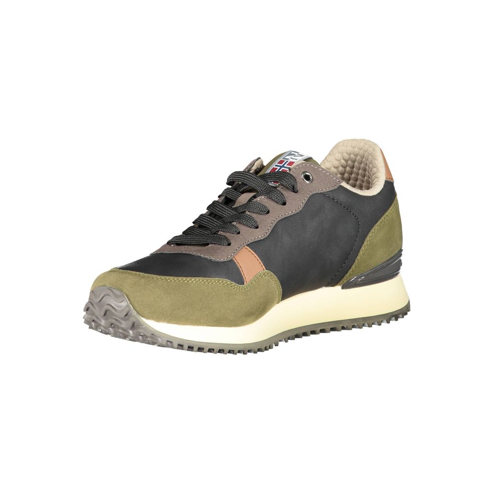 Napapijri Green Polyester Men Sneaker