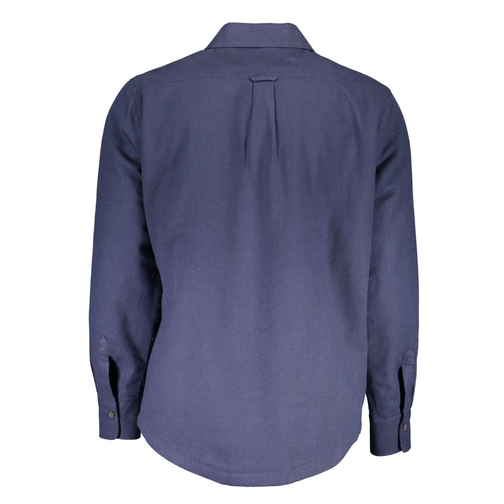 Gant Blue Cotton Men Shirt