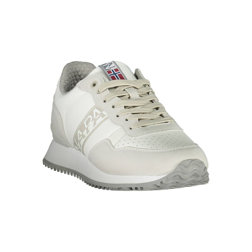 Napapijri White Polyester Men Sneaker