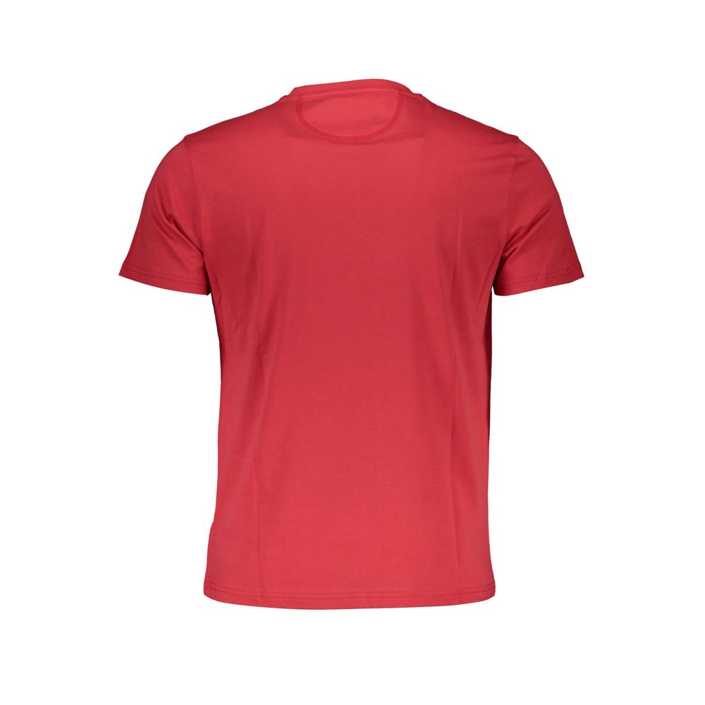 La Martina Red Cotton Men T-Shirt