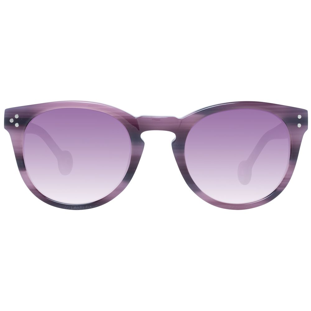 Hally & Son Purple Unisex Sunglasses