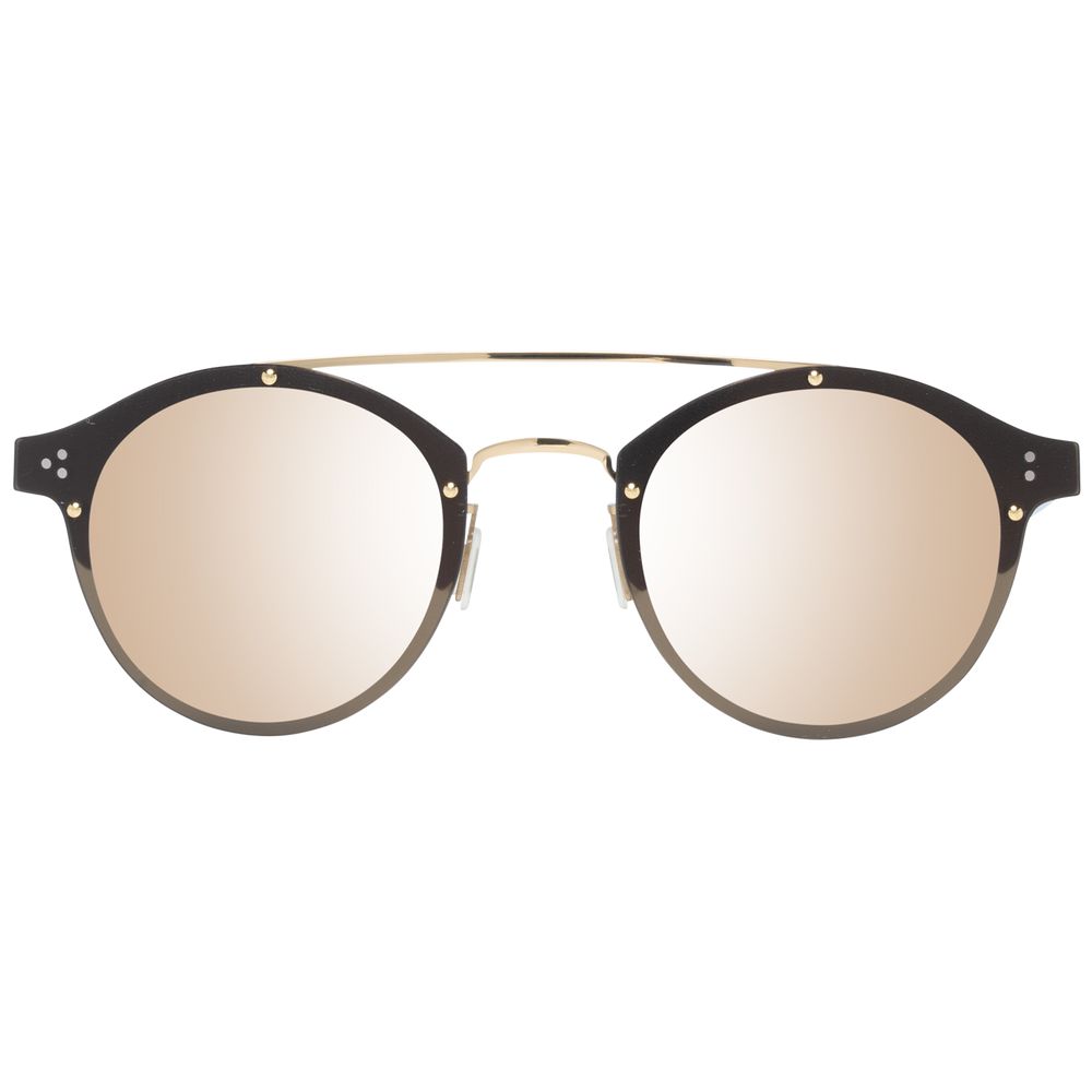 Hally & Son Brown Unisex Sunglasses