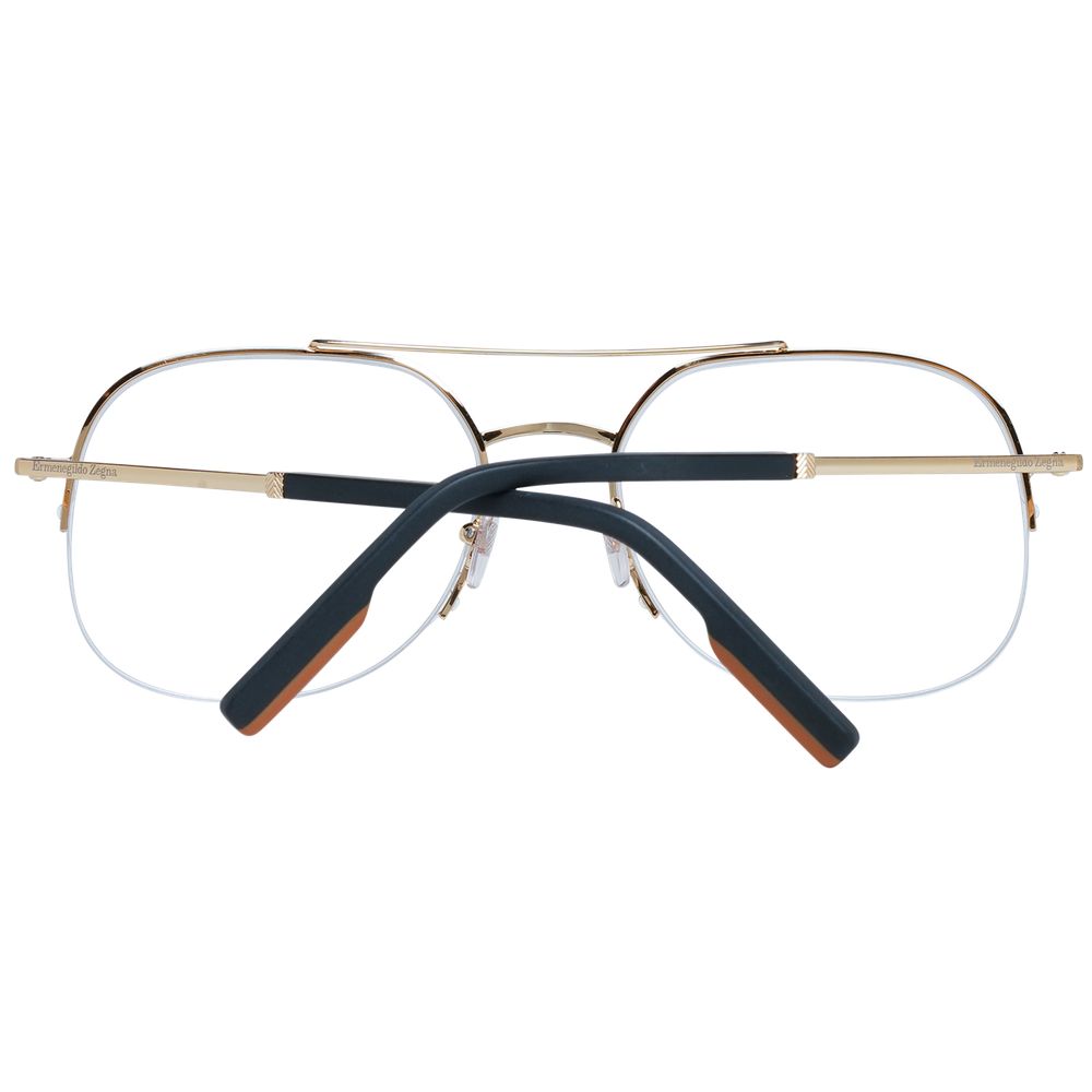 Ermenegildo Zegna Gold Men Optical Frames