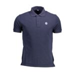 North Sails Blue Cotton Men Polo Shirt