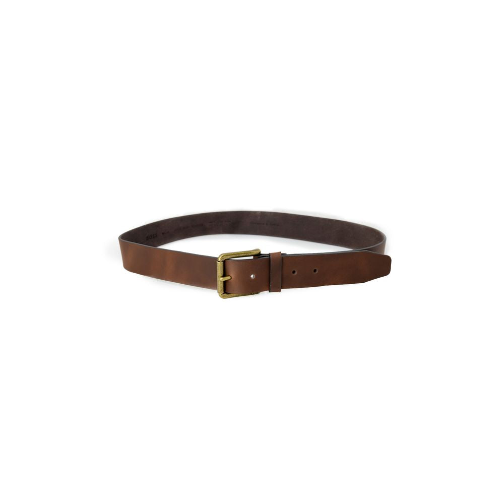 Hugo Boss Brown Leather Belt