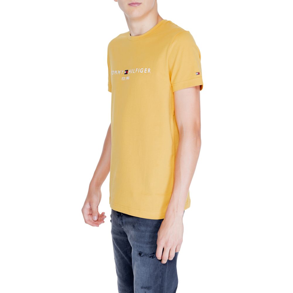 Tommy Hilfiger Yellow Cotton T-Shirt