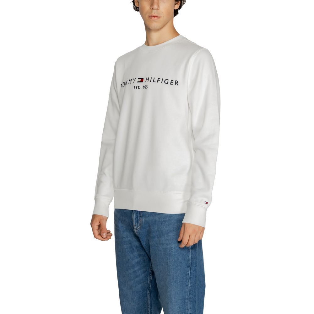 Tommy Hilfiger White Cotton Cotton Sweater