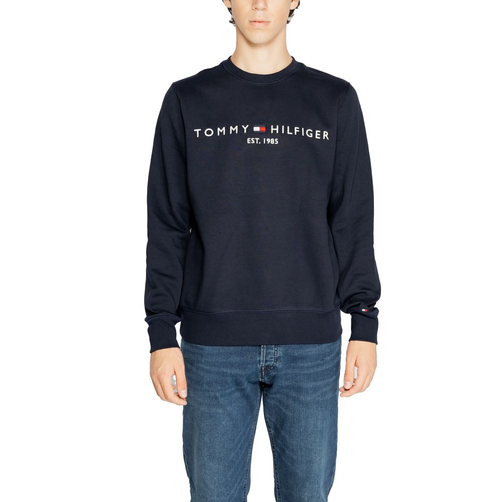 Tommy Hilfiger Blue Cotton Cotton Sweater