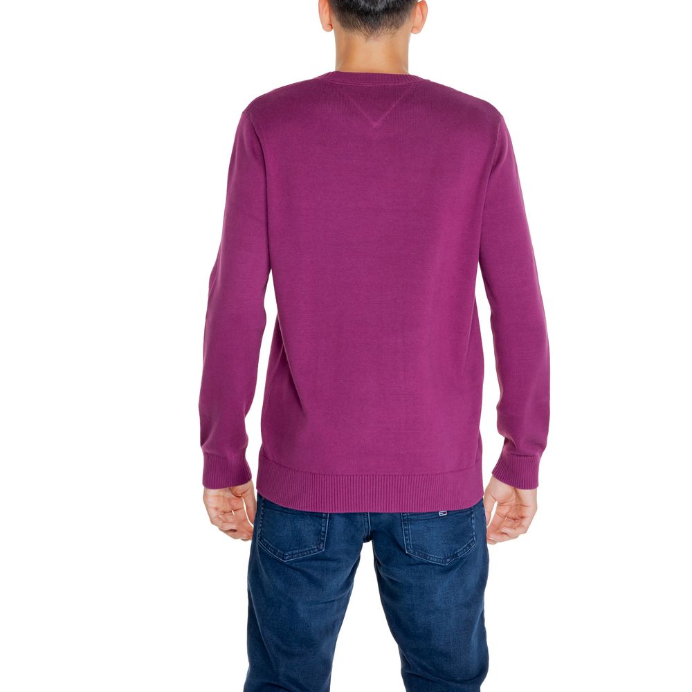 Tommy Hilfiger Jeans Purple Cotton Cotton Sweater