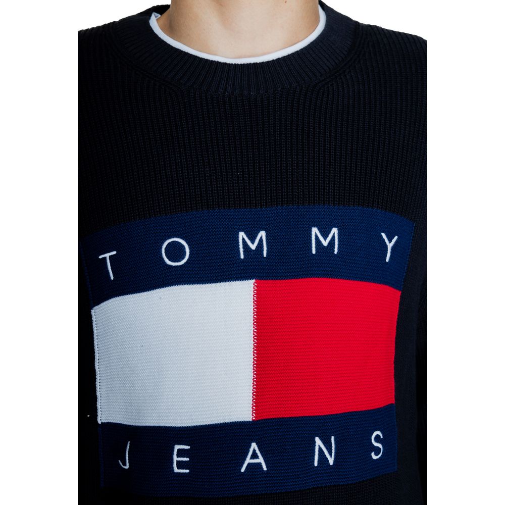 Tommy Hilfiger Jeans Black Cotton Cotton Sweater