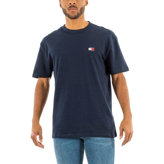 Tommy Hilfiger Jeans Blue Cotton Cotton T-Shirt