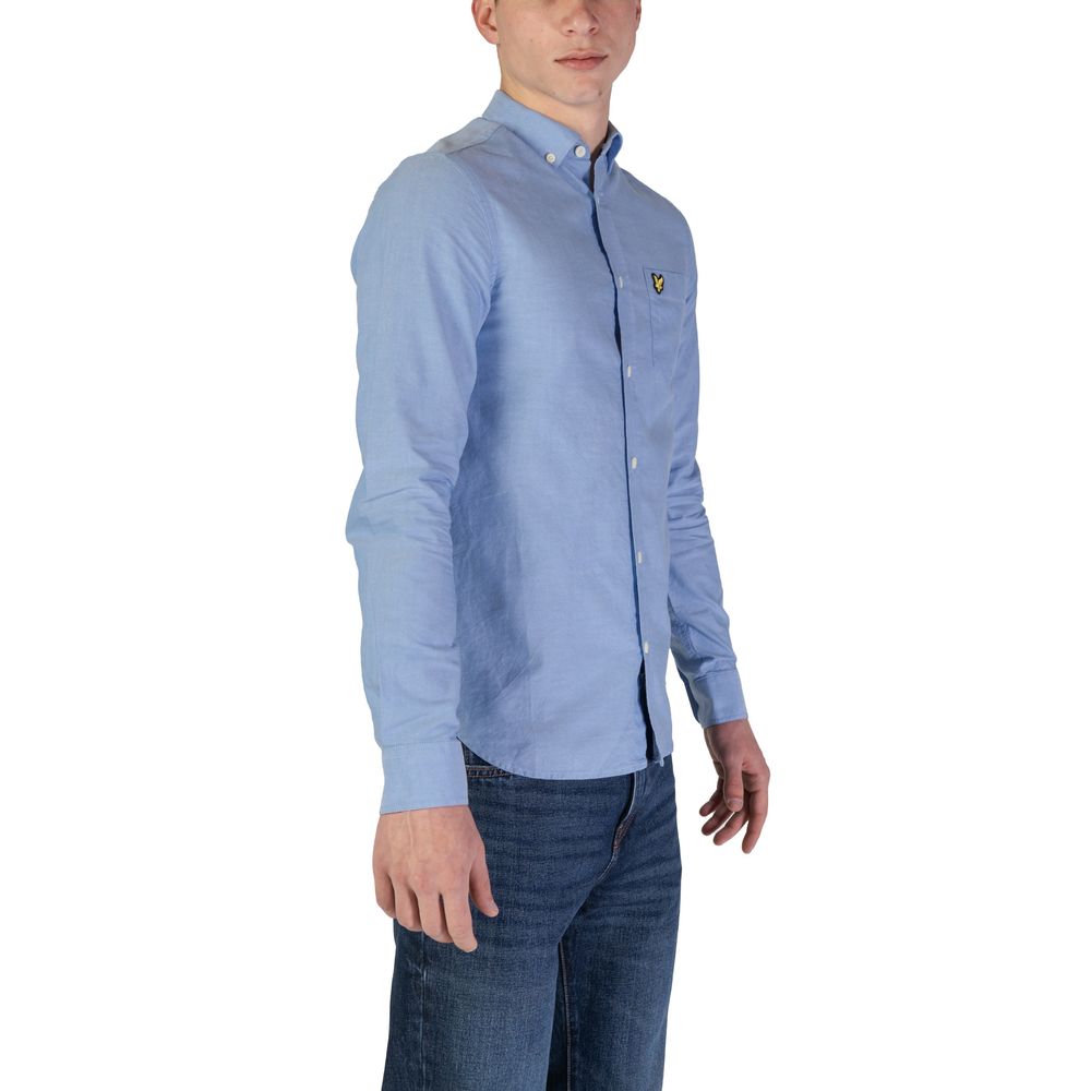 Lyle & Scott Blue Cotton Cotton Shirt