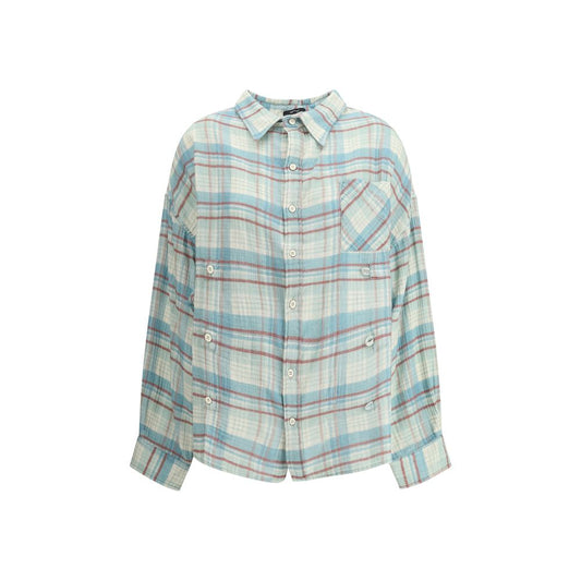 R13 Double Front flannel Shirt