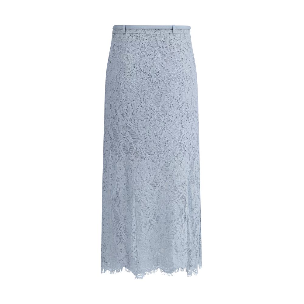 Self-Portrait Lace Midi Skirt