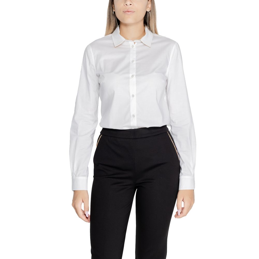 Alviero Martini Prima Classe White Cotton Shirt