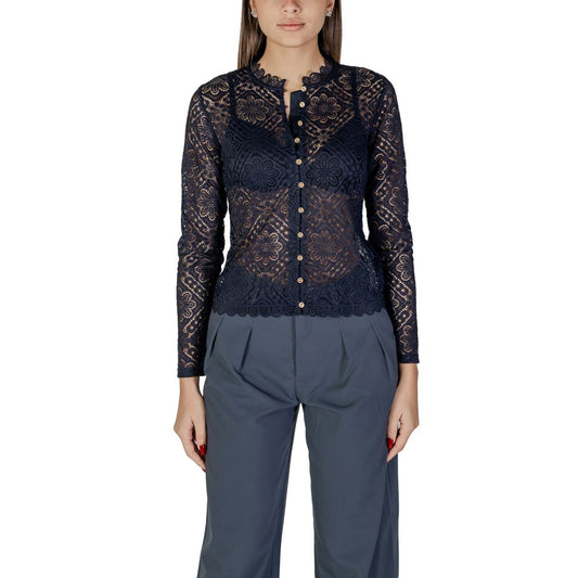 Morgan De Toi Blue Polyamide Shirt