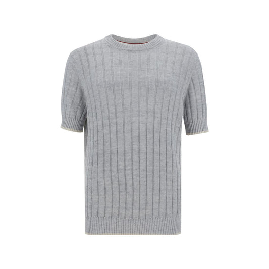 Brunello Cucinelli Ribbed T-Shirt