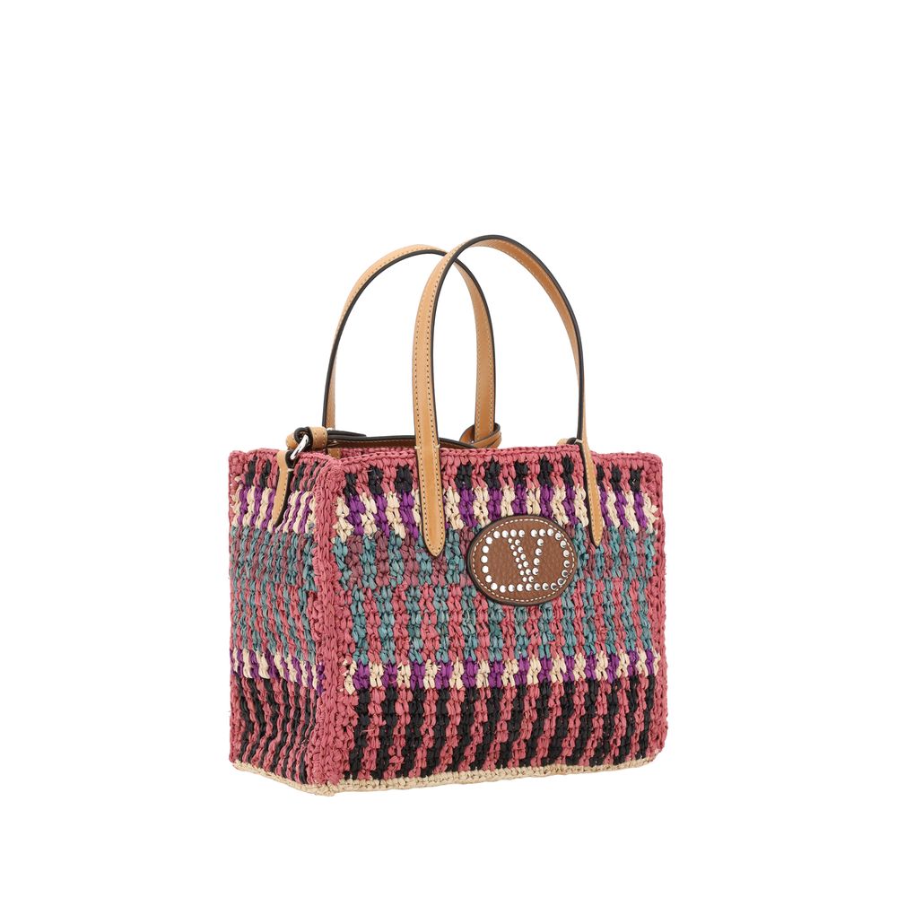 Valentino Garavani Raffia Tote Bag