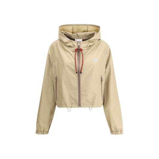 Miu Miu Hooded waterproof Jacket