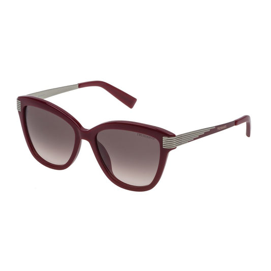 Trussardi Red Acetate Sunglasses