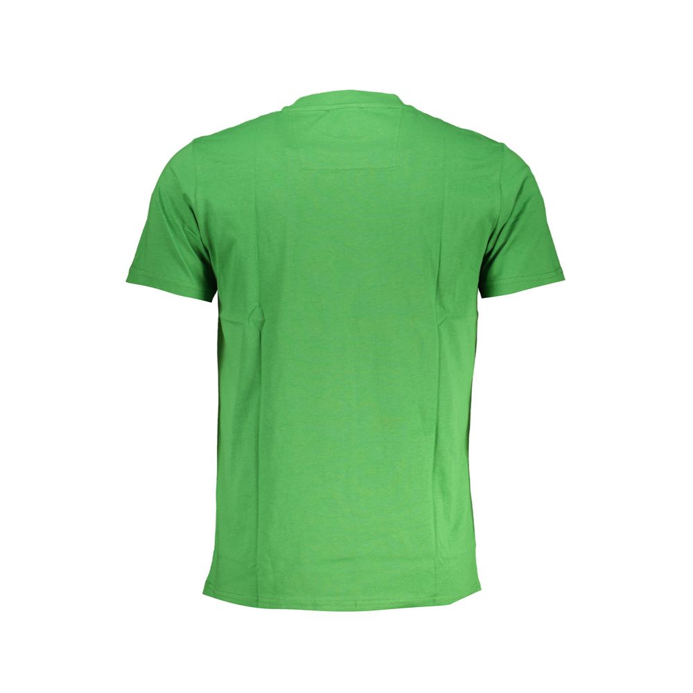 Cavalli Class Green Cotton T-Shirt