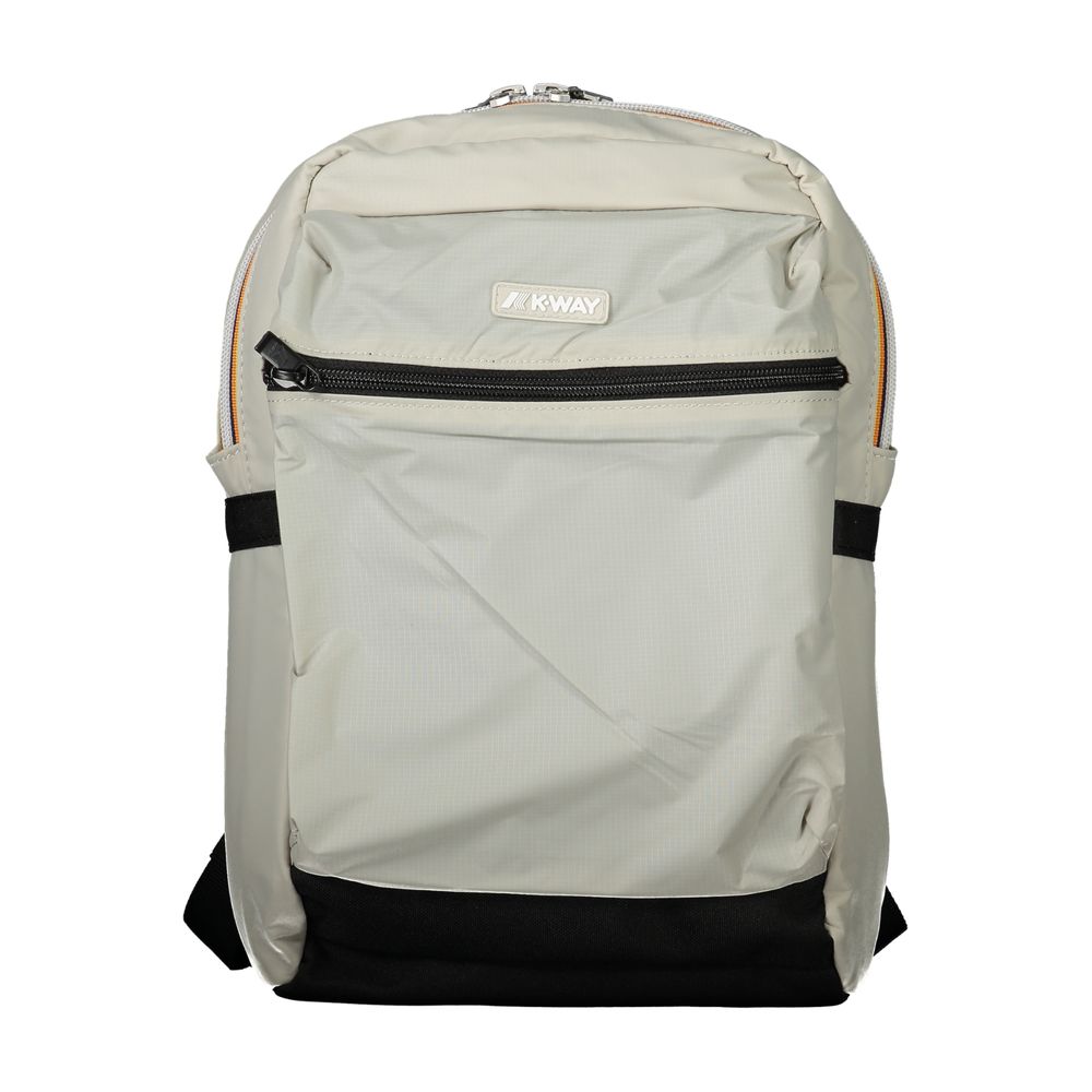 K-WAY Gray Polyamide Men Backpack