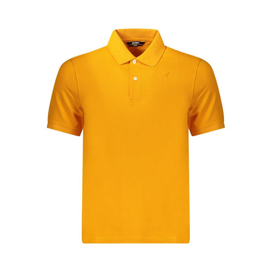 K-WAY Orange Cotton Men Polo Shirt